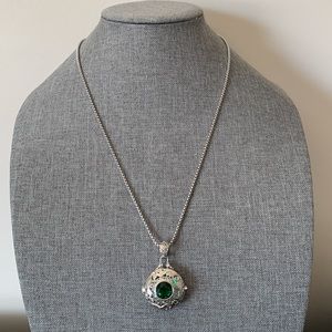 FREE with Purchase New beautiful silver tone locket pendant